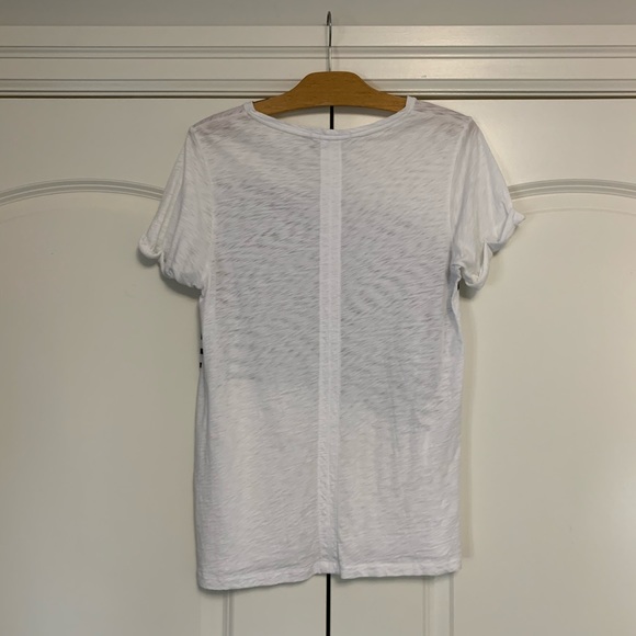 ❤️Rag & Bone Black White Stripe Tee T Shirt Tee M - Picture 5 of 6